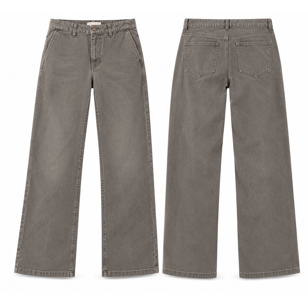 Duck Camp Premium Outdoor Goods Brush Pants Mens 38Rx25Khaki gray Stretch Canvas